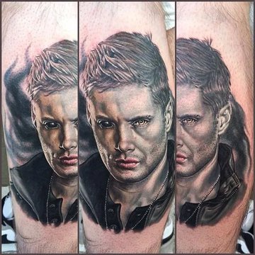 1-Black-and-grey-tattoo-of-half-Dean-Winchester-half-Demon.webp