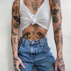 Модные тату в 2025