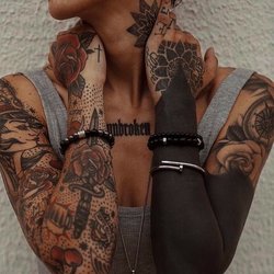 Татуировки рукава для женщин