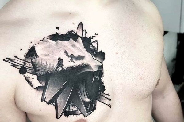 тату Ведьмак (10)