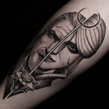тату Ведьмак (19)