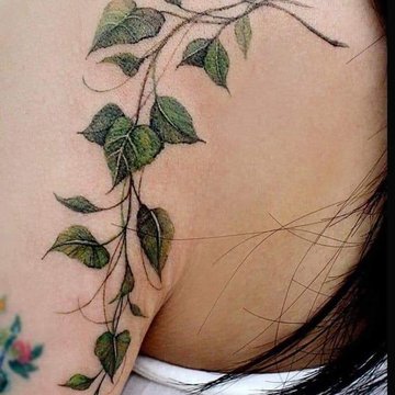 тату листья (29)