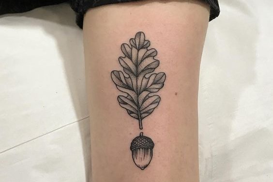 тату листья (41)