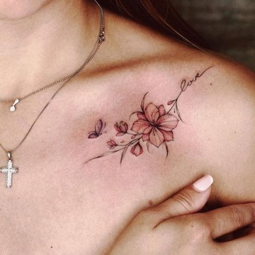 тату на ключице (40)