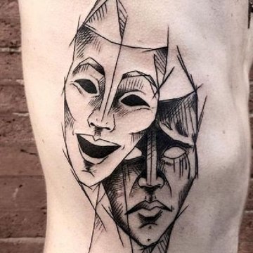 театральная маска (15)